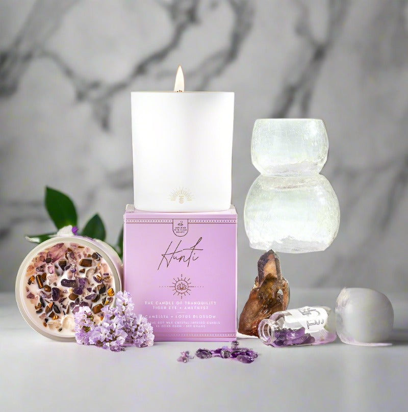 The Candle Of Tranquility Hunti - Camellia + Lotus TESTER