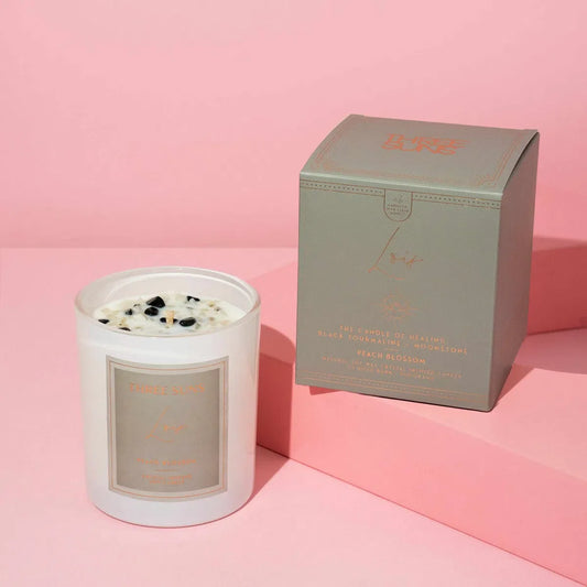 Lois’ | Candle of Healing | Peach Blossom-Candle-ThreeSuns