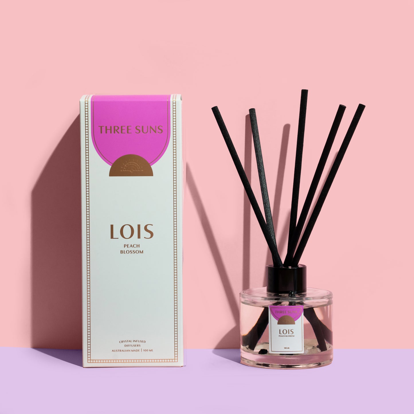 Lois' | 100ml Diffuser of Healing | Peach Blossom