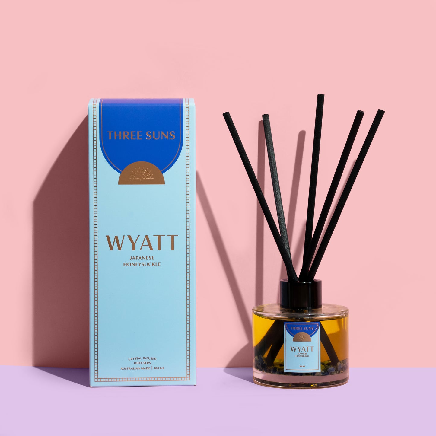 Wyatt | 100ml Diffuser of Strength | Japanese Honeysuckle