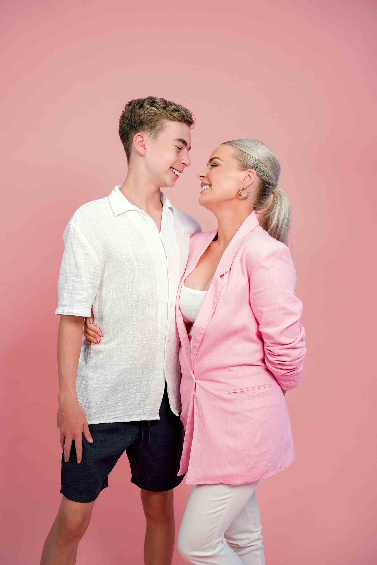 Wyatt and Loz founders of Three Suns Crystal Candles 