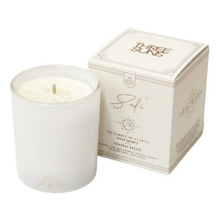 Safi' | Crystal Infused Candle of Clarity | Coastal Breeze